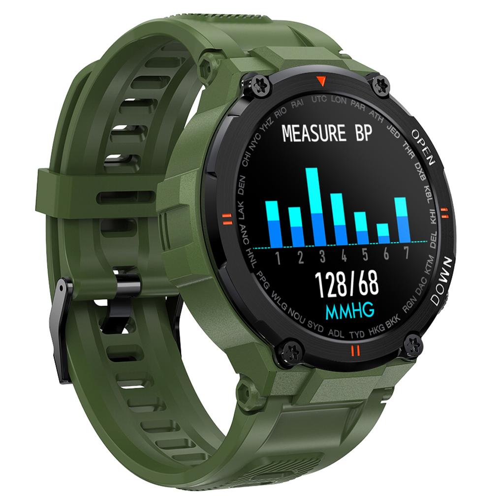 Фитнес-браслет K22 1,28-дюймовый IPS-экран, монитор сердечного ритма, артериального давления, Bluetooth-совместимые умные часы