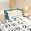 Day and Night - Day and Night Crib with Green Linen Fabric Mattress