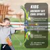 Children's Bow and Arrow Set Toys with Led Flash Lights Kids Archery Bow Practice Bow Outdoor Sports Game Shooting Toy Boys Gift