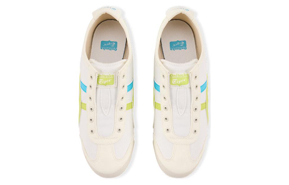 ONITSUKA TIGER Mexico 66 Слипоны Кремовый Неоновый Лайм