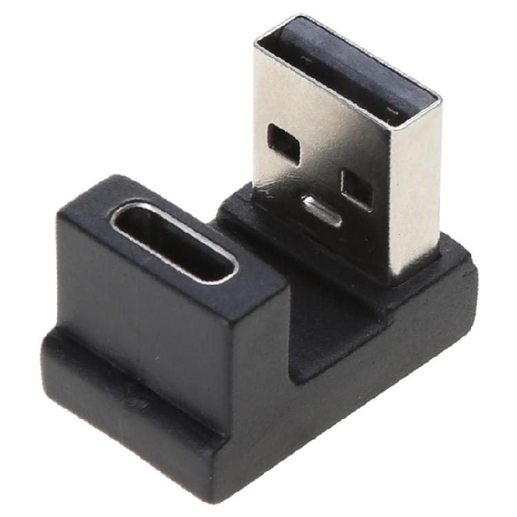 Конвертер Type C Female на USB 3.0 Male 10 Гбит/с Type C на USB 3.0 90 градусов
