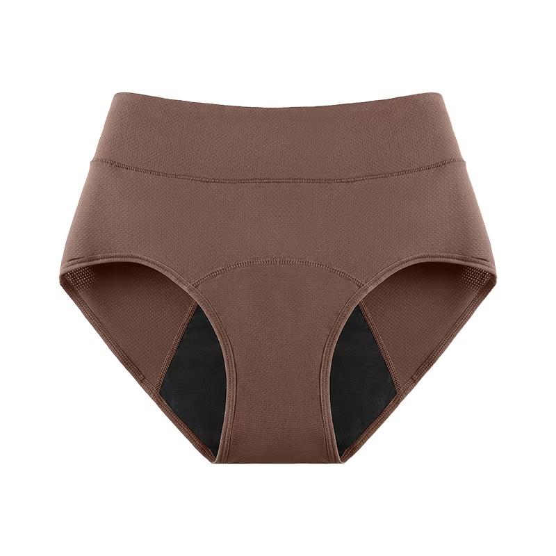 US EU Size 3 Layers Leak Proof Women Period Panties Breathable High Waist Menstrual Underwear Incontinence Briefs