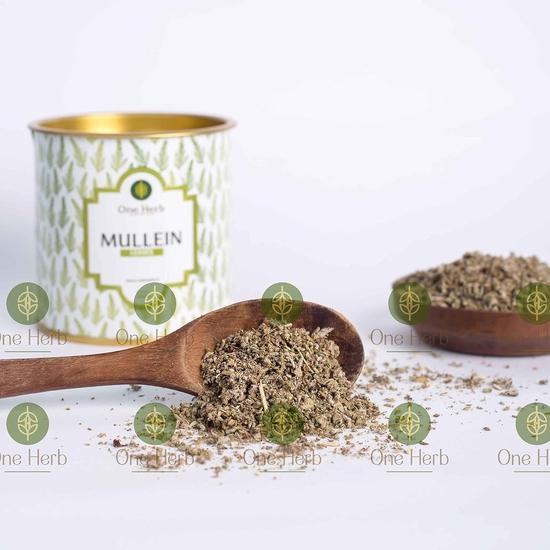 Индийский чай One Herb - чай из коровяка 40 г, лист коровяка, травяная поддержка для здоровья дыхательных путей и иммунитета, помогает успокоить боль в горле