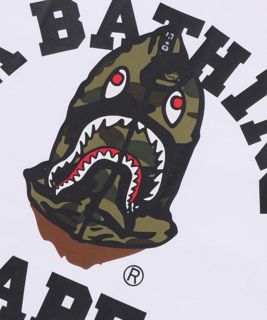Футболка Beipeu First Camo Shark Sagein College Свободного кроя (M) белый