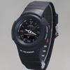 Casio Мужские часы с двойным дисплеем (жидкокристаллический/аналоговый) Серия Черные часы AWG-M520-1AJF AWG-M520-1AJF