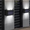 Solar LED Wall Lamp Outdoor Waterproof Up and Down Luminous Lighting Garden Decoration Solar Lights Stairs Fence Sunlight Lamp