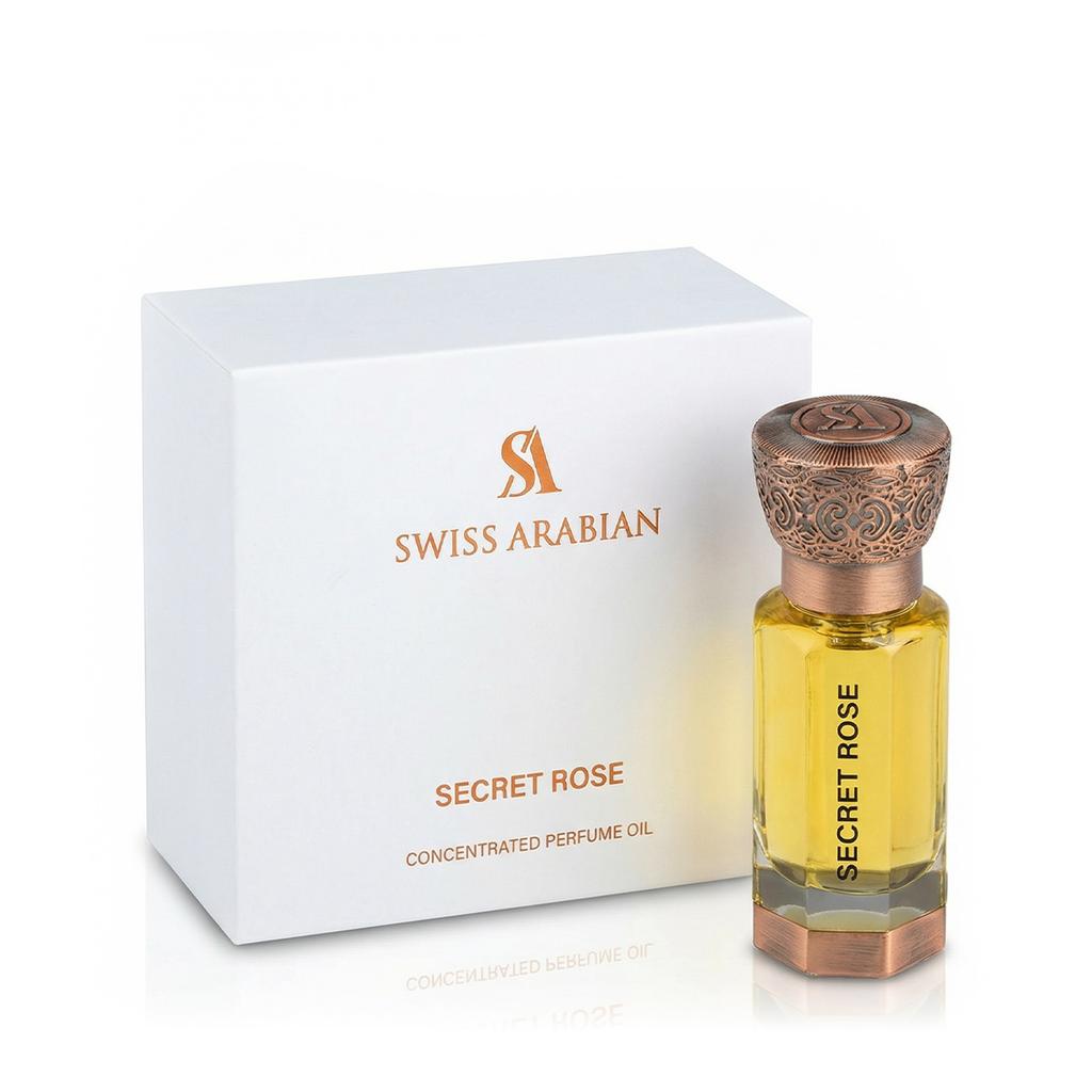 Swiss Arabian, Secret Rose, Perfume Oil, Unisex, 12 ml