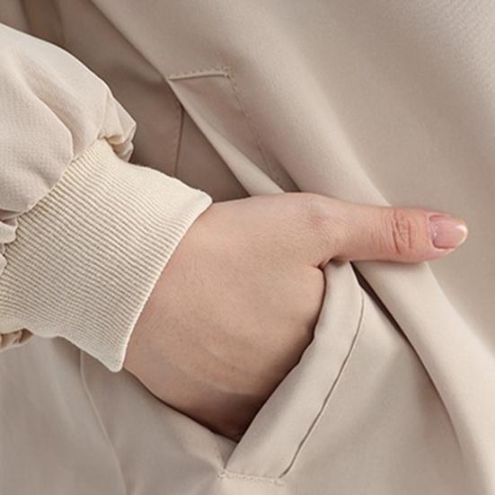 Осенне-весенняя женская куртка с коротким передом, длинной спинкой, разрезом по низу, капюшоном, застежкой-молнией, кардиганом, ветрозащитным пальто для путешествий, кемпинга