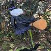 Spooky Seasonal Yard Accents Witch Garden Wind Spinner, Halloween Resin Statue Stake, Bats Weather Resistant Lawn Art And Spinner for Outdoor Pathway