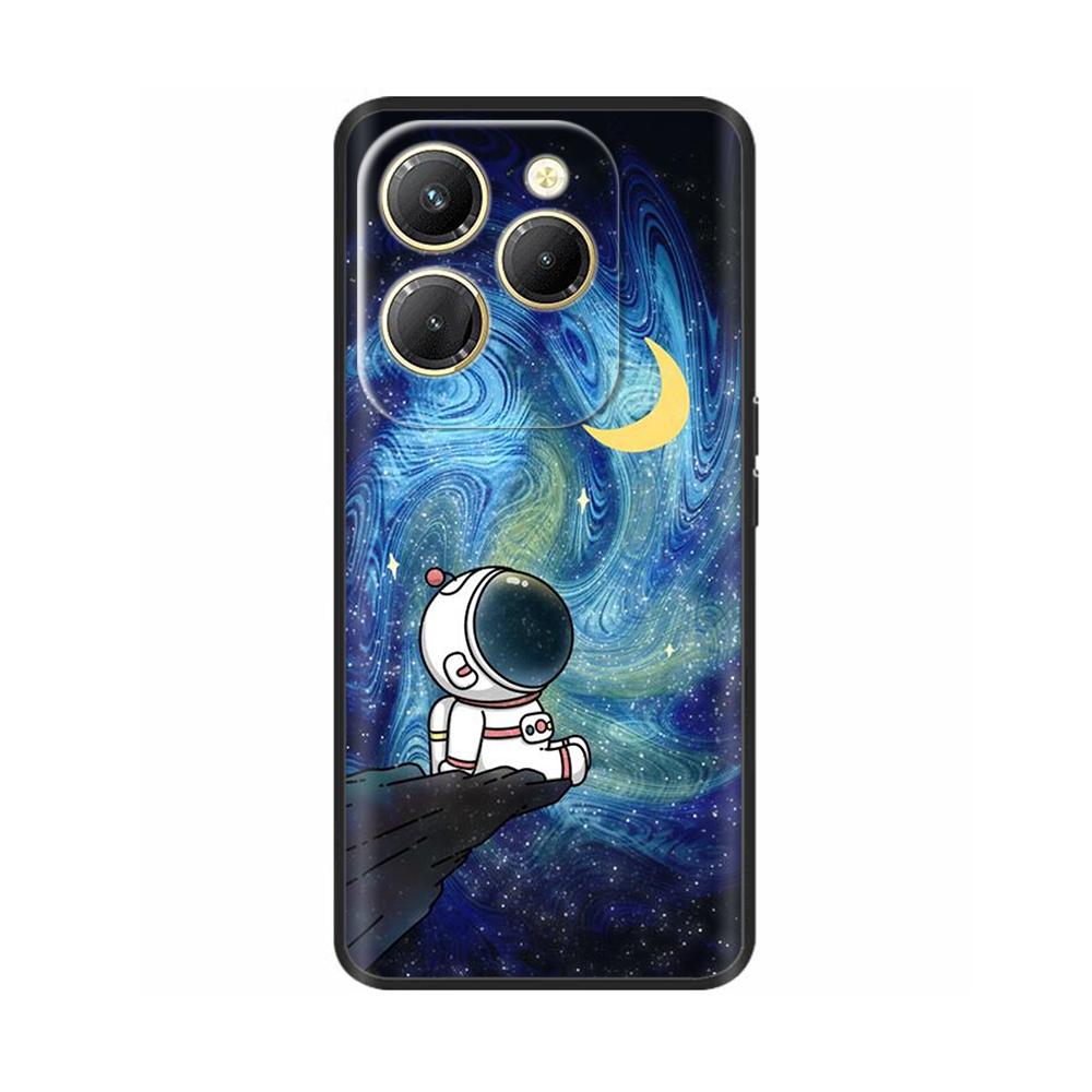 Для чехла Infinix Hot 40 Pro Ударопрочный Силиконовый Мягкий Чехол для Телефона Задняя Крышка для Infinix Hot 40 Pro Hot40 40i Hot40i Чехлы Fundas