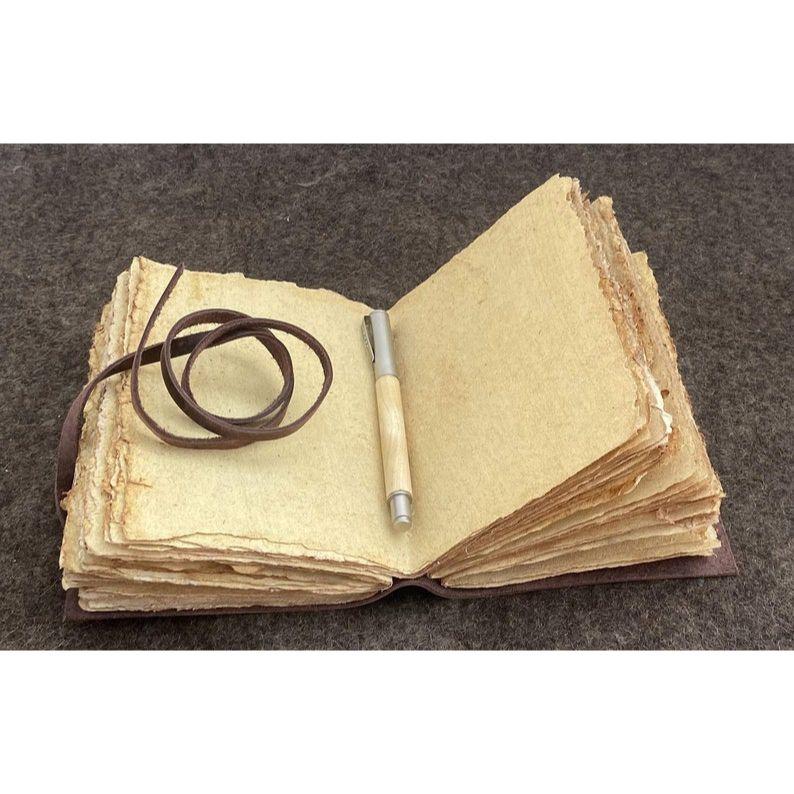 Винтажный кожаный журнал с тиснением в форме сердца для женщин, кожаные журналы для женщин, журнал ручной работы, подарки, 7x5