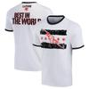2025 Summer3D Printed Wrestler CM Punk T-shirt Children's Sports Large Top Men's White/Black CM Punk Best In The World Ringer