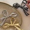 Retro Bow Metal Clip, Women'S Anti Slip Shark Ponytail Clip, Fashionable New Hair Accessory