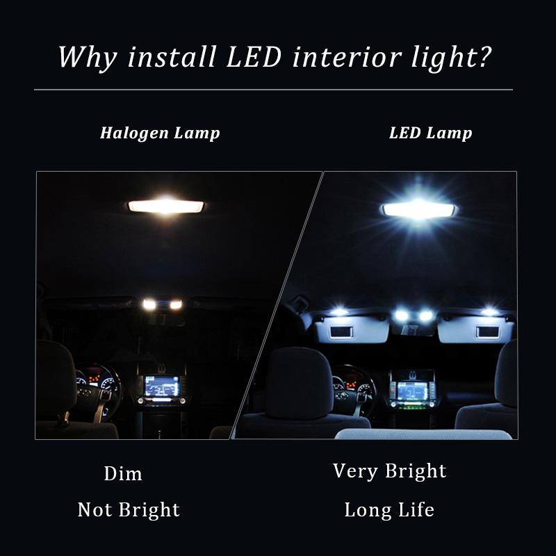 LED Interior Reading Light Kit For Infiniti G25 G35 G37 G37S Sedan Coupe Cabrio 2003- 2009 2010 2011 2012 2013 Car Accessories