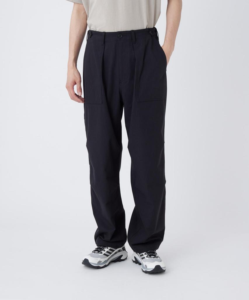 TAKIBI Herringbone Pants Long Flame Size M [Snow Peak] PT-26SU003 Pants, Pants, Retardant, Men's & Women's, BLACK,