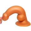 Liquid silicone anal plug, unisex sex toy, realistic penis, soft-flesh masturbator, artificial penis.