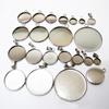 10pc/lot Glass Cabochon Bracelet Charms Necklace Pendants Findings Bases Tray Blank Diy Jewelry