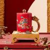 Chinese Zodiac Dragon Ceramic Pair Mugs with Lids