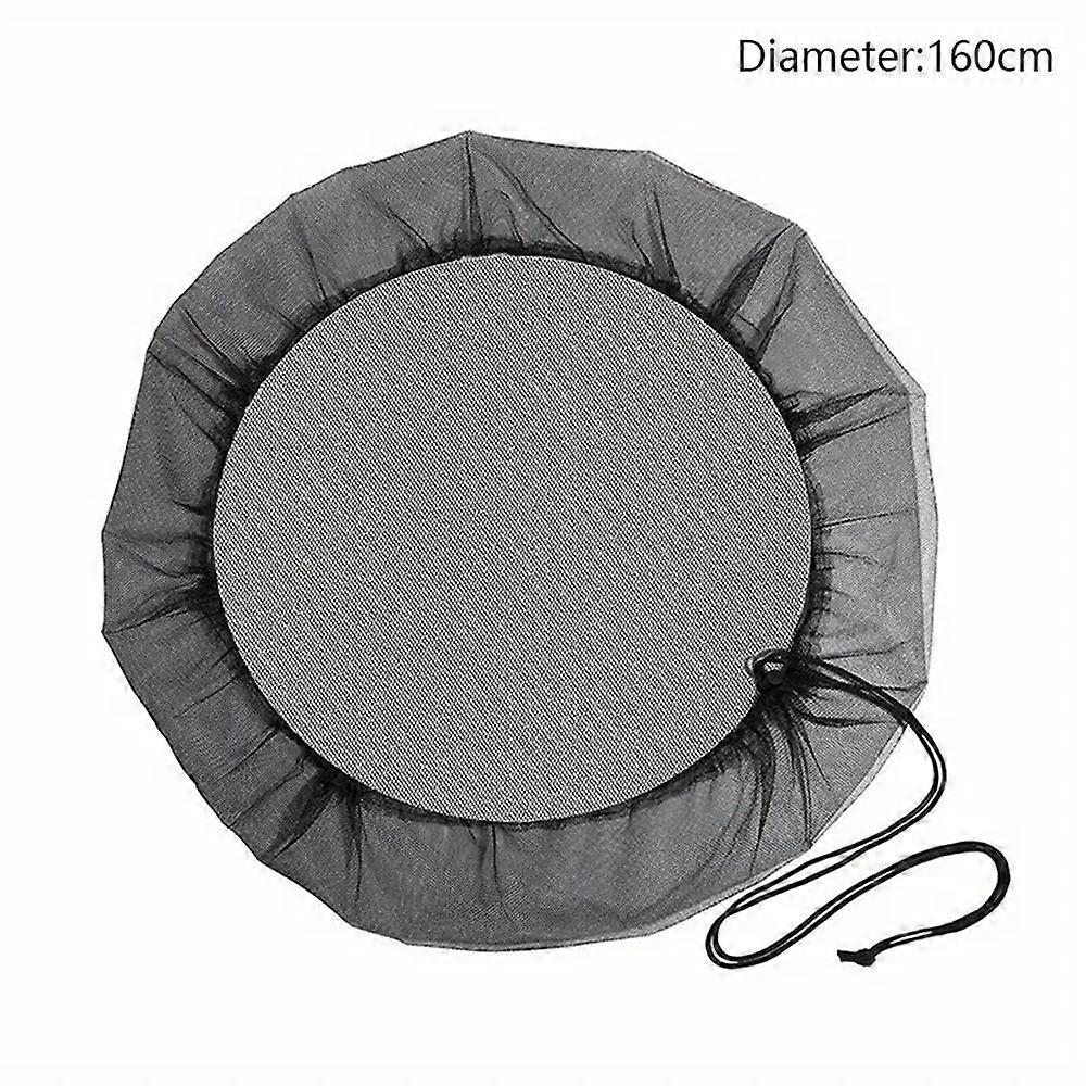 160cm Diameter Anti-Mosquito Mesh Cover for Rain Barrel Water Collection Bucket Netting Cover