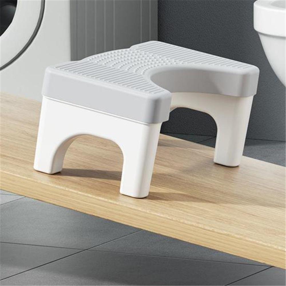 Табурет для унитаза Табурет для сидения на корточках Портативный пластиковый горшок для взрослых Пожилые люди Детская ванная комната Нескользящая Детская мытье рук Ноги