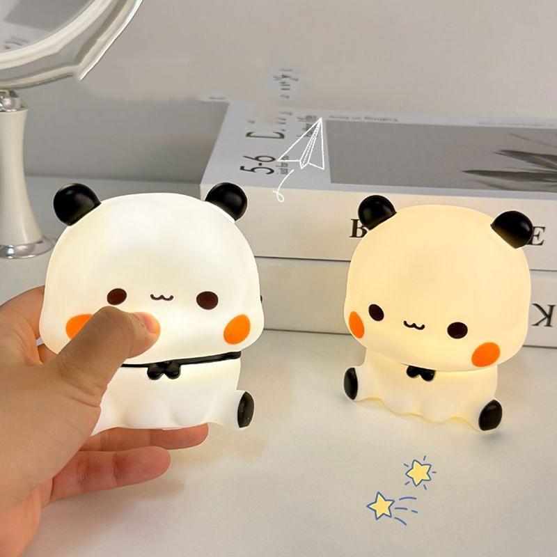 Светодиодный ночник Panda Led Bubu And Dudu Милый ночник Лампа для спальни Лампа с таймером Декоративный элемент Декор для спальни Гостиной Декоративный элемент