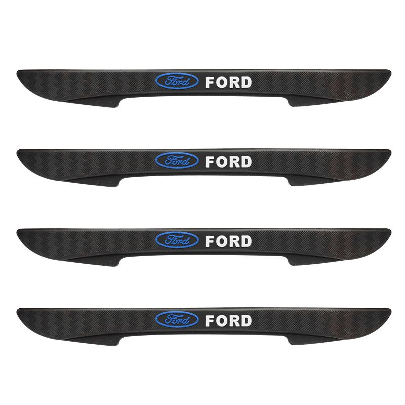 BAYP3 4pcs Car Door Edge Protector Stickers Anti Collision Anti-scratch Strips For Ford Focus Mondeo Fiesta Kuga MK2 MK3 Ecosport F150