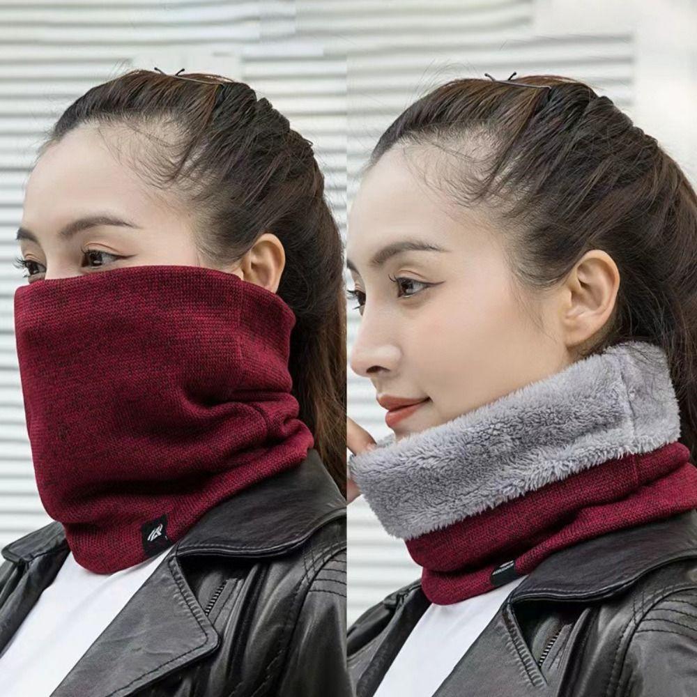 Circle Wrap Winter Ring Scarf Knitted Snood Neck Scarves High Quality Full Face Mask