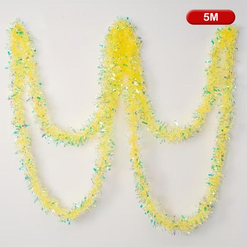 2/5/10 м Сделай сам Рождественские украшения Полоска Разноцветные полоски Венок Рождественская блестящая гирлянда Мишура Лента