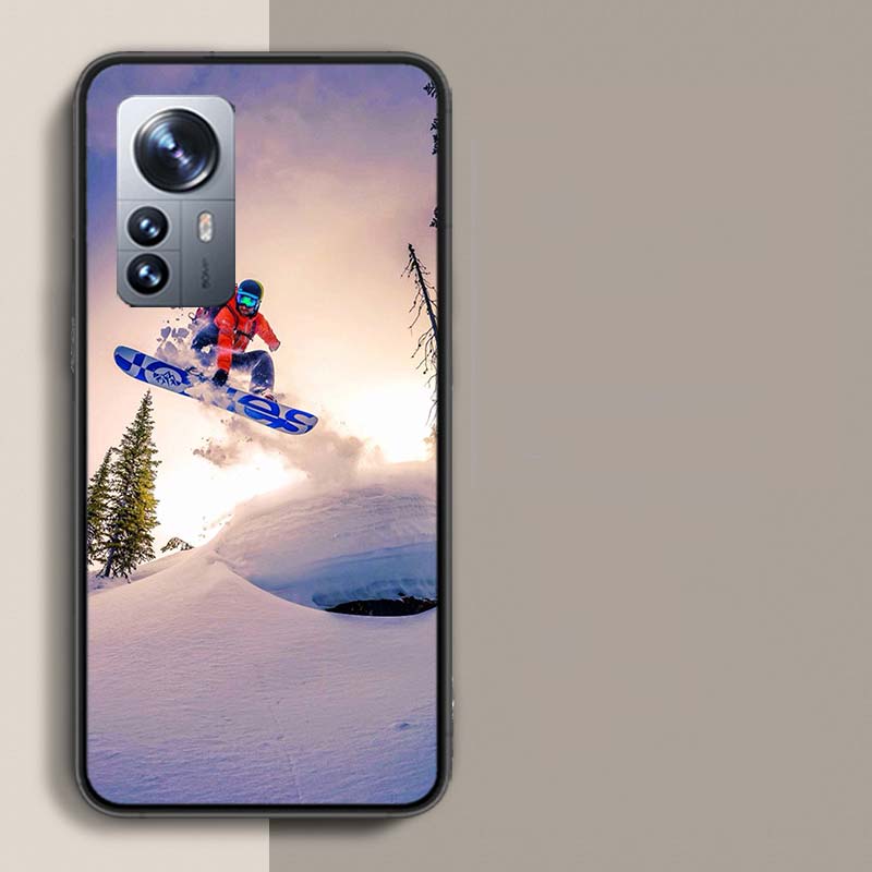 Экстремальный чехол для телефона Adventure Snowboarding для Xiaomi Mi 13 12T Poco F7 Pro 14 Ultra 15 Pro 12X 12 9 8 Lite 5G 11T 11i 10 10T