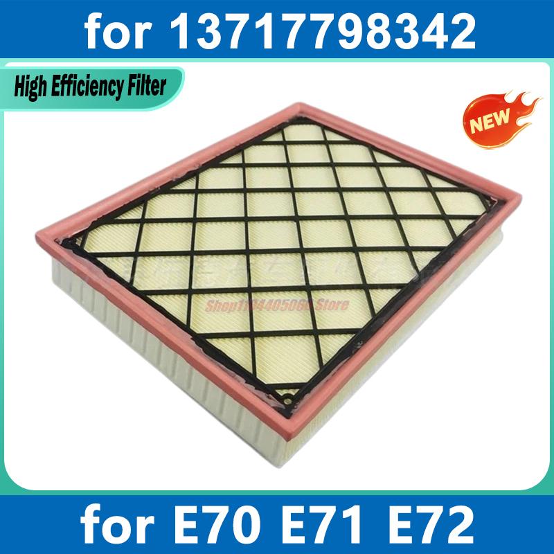 Car Air Filter 13717798342 For E70 E71 E72 3.0d 35d M57D30 Engine 2007-2013