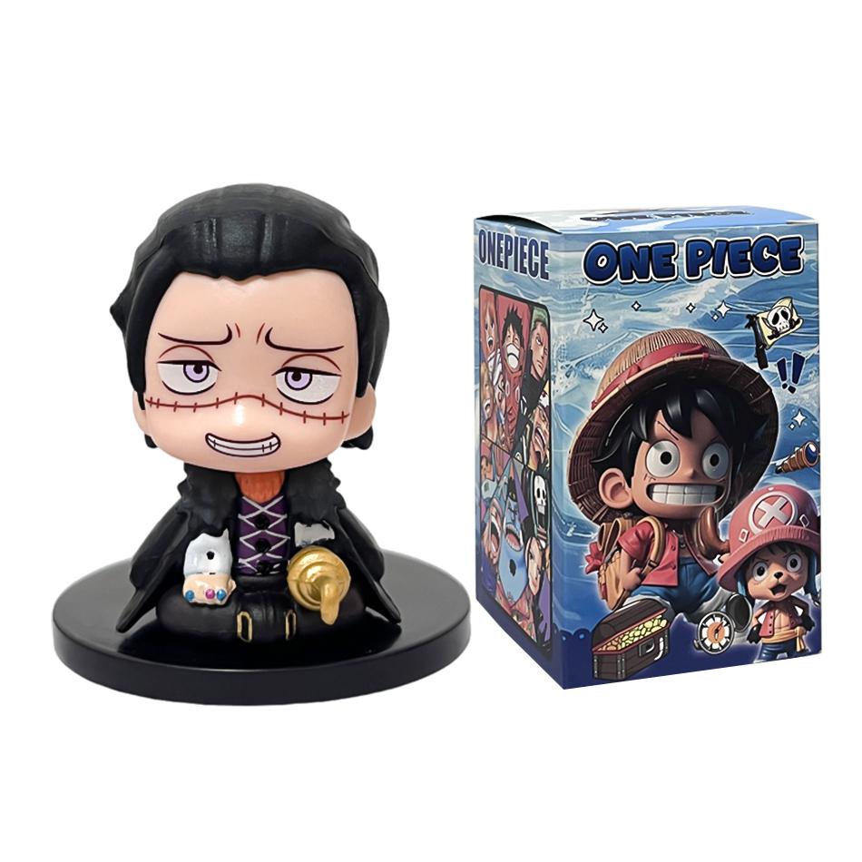 Горячая 6-7 см Аниме One Piece 12 шт. Сидячая Поза Фигурка Действия Луффи Нами Модель из ПВХ Настольное Украшение Игрушка Праздничный Подарок