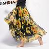 GMXIA Женская Мода Повседневная Летняя Весенняя Юбка для Отдыха