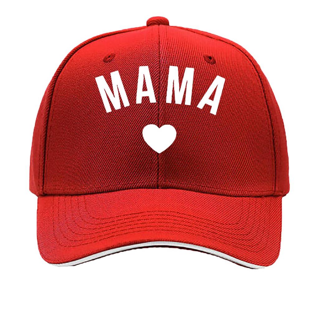 Виниловая наклейка MAMA Сердце Декор для автомобиля и ноутбука Кепка в стиле хип-хоп Модная Спортивная на открытом воздухе Кепка-сэндвич Бейсболка