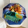 1pc Scooby Doo Mystery Machine Automatic Open/Close Umbrella Compact Folding Umbrella with 8-Rib Shaft lightweight esign, for Women/Men1241A