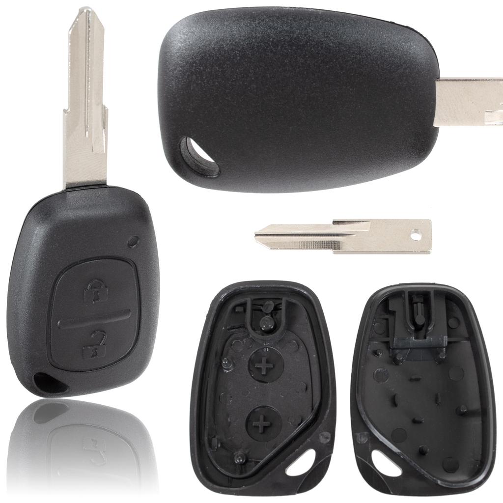 Renault Opel Nissan Key Fob Shell, 2 Buttons