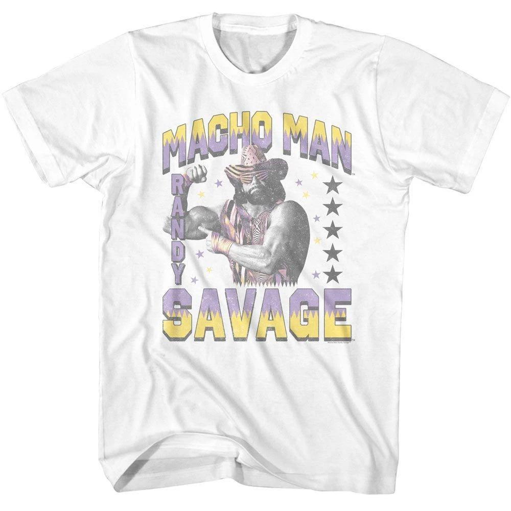 Macho Man Randy And Stars White Icon Children's T-shirt
