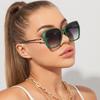 Fashion Square Sunglasses Women Trendy Style Sun Glasses For Lady Vintage Shades Gradient Uv400 Streetwear Eyewear