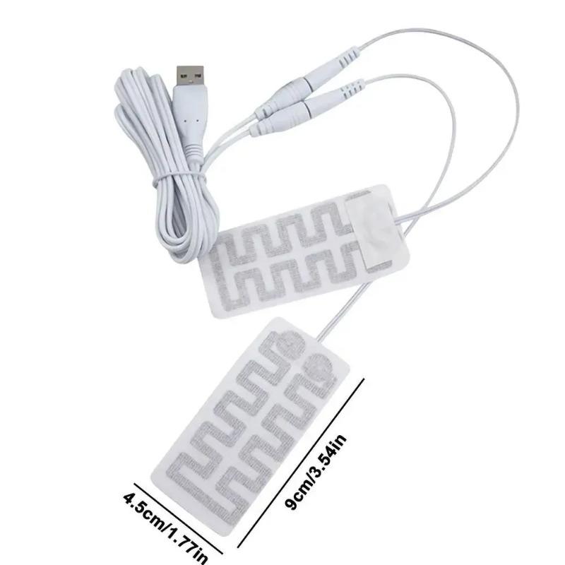 Электрические перчатки с подогревом USB 5V Зимние термонагревательные элементы Уличные лыжные теплые варежки Нагревательная пленка Накладка Грелка для рук Зимнее снаряжение