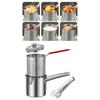 Deep Fryer Set Cooking Pot Fits All Stovetops Portable Nonstick Heavy Duty Thick Butter Warmer
