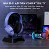 Игровые наушники H-4, подходящие для PS5, PS4, Switch, ПК с объемным звуком 7.1, микрофон с шумоподавлением