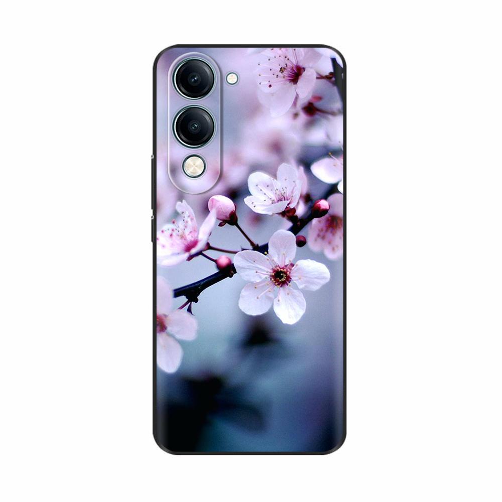 Чехол для Vivo Y19 1915 Мягкий ТПУ Роскошный Милый Силиконовый Чехол Бампер Задняя Крышка Телефона Coque Для Vivo Y19s 2025 Чехлы V2419 Fundas