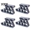 Portable Sliding Door Wedge 2/3/4Pcs Window Stopper with Track Lock, Heavy Duty Safety Balcony Security Wedge, No-Tool Installation Stop