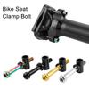Винт подседельного штыря из титанового сплава 5x30/40 мм Велосипеды Винт подседельного штыря Универсальные винты для подседельного штыря Велосипедные винты Легко установить
