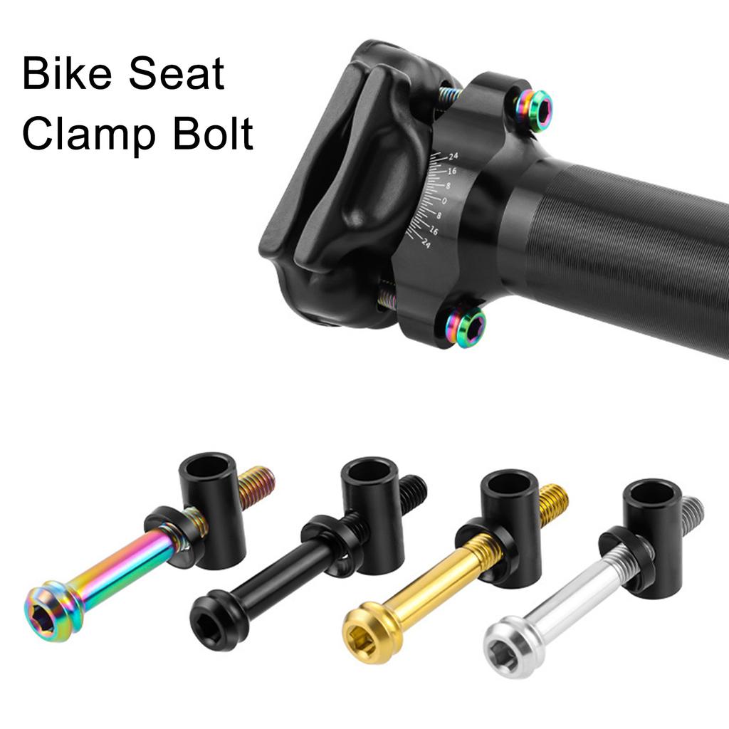 Винт подседельного штыря из титанового сплава 5x30/40 мм Велосипеды Винт подседельного штыря Универсальные винты для подседельного штыря Велосипедные винты Легко установить
