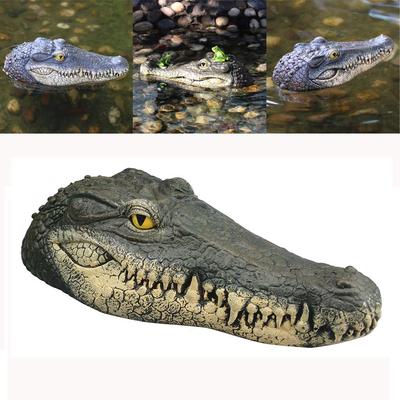 Aominuo плавающая голова крокодила водная приманка садовый пруд художественный декор для управления гусями новый