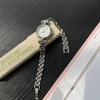 Корейская Мода Цепочка Маленькие Золотые Часы Часы Женские Модный Акцент Алмаз