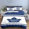 "Blue Toronto Maple Leafs Logo Design" Print Bedding Set Duvet Cover Pillowcases (1* Duvet Cover 2* Pillowcases Do Not Include Comforter)