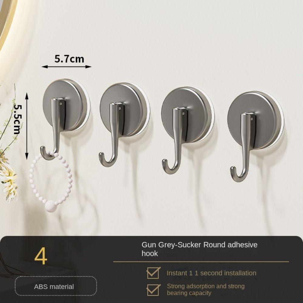 2/3/4 шт. Аксессуары для хранения в ванной комнате, настенный крючок для полотенец, крючок на вакуумной присоске, дом
