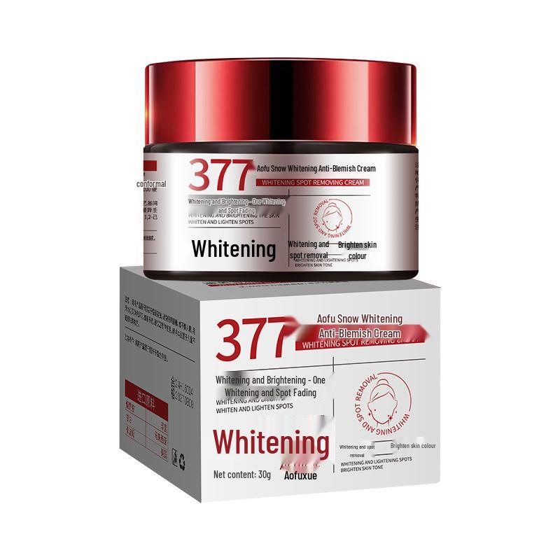 Представляем Aofu Snow 377: Отбеливающий и увлажняющий крем, осветляет пигментные пятна, выравнивает и омолаживает тон кожи.