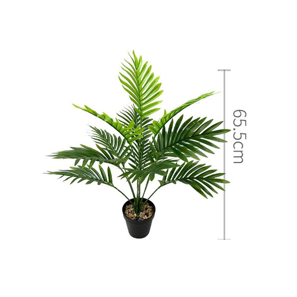 Large Artificial Palm Tree Tropical Plants Fake Palm Leaves Creative Artificial Fern Home
